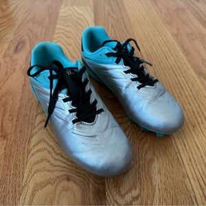 D&G Kids Silver and Teal Sneakers